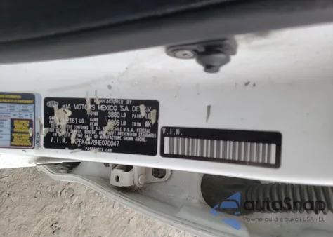 2017 Kia Forte Lx z USA, uszkodzony, nr VIN 3KPFK4A78HE070047